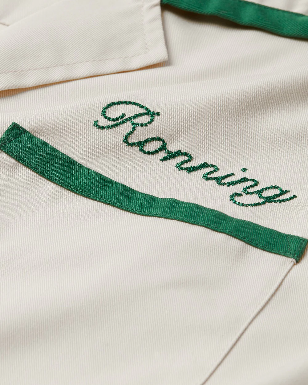 Bowling Shirt - Stone / Forest - Image 2
