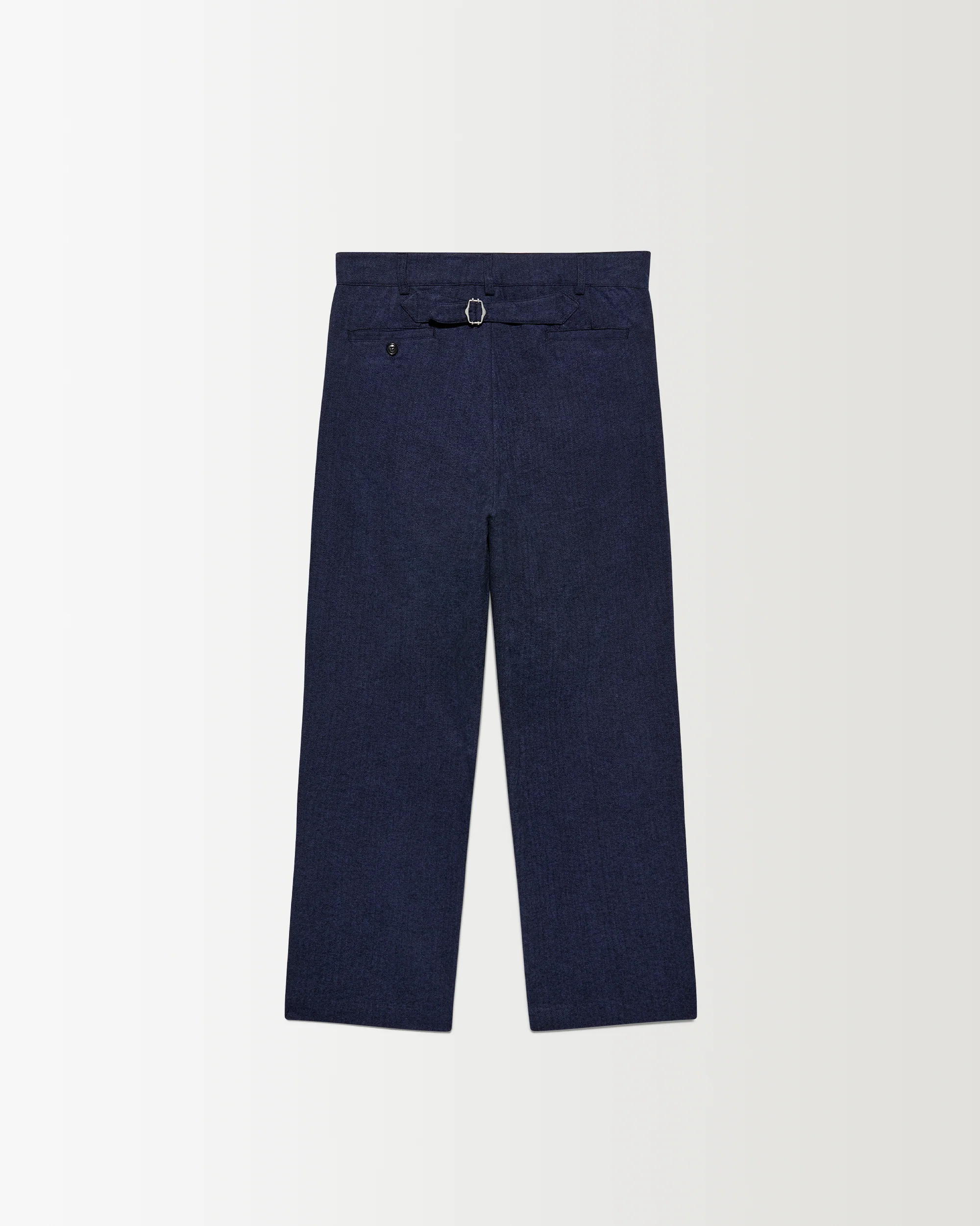 Buckle Pant - Navy Herringbone - Image 5