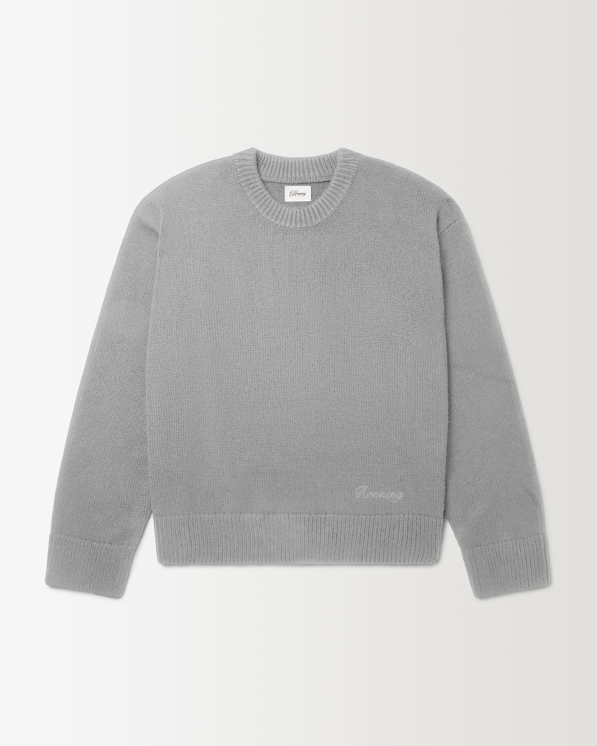 Merino Crew Knit - Grey - Image 2
