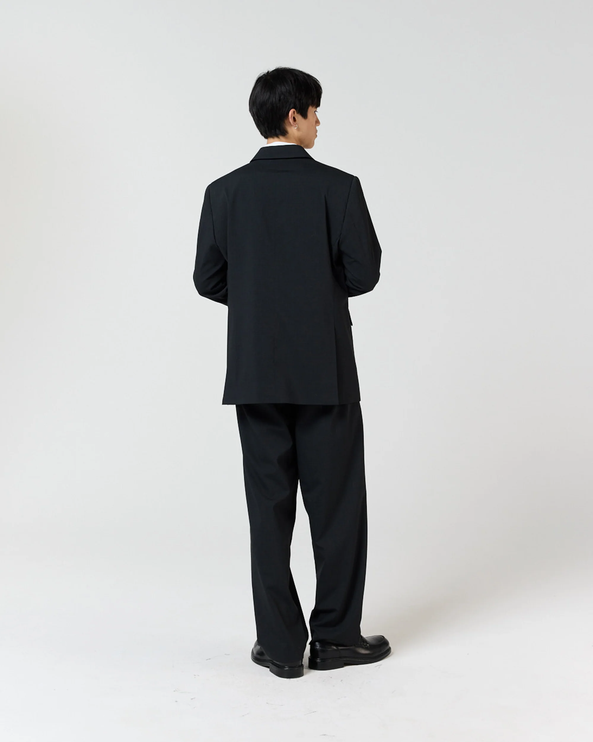 DOUBLE BREASTED SUIT - BLACK - Image 3