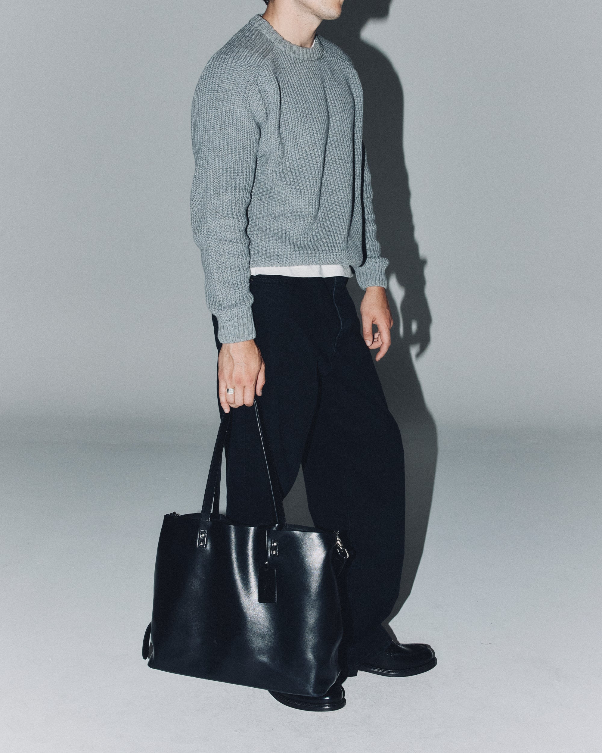 Everyday Bag - Black Leather - Image 3