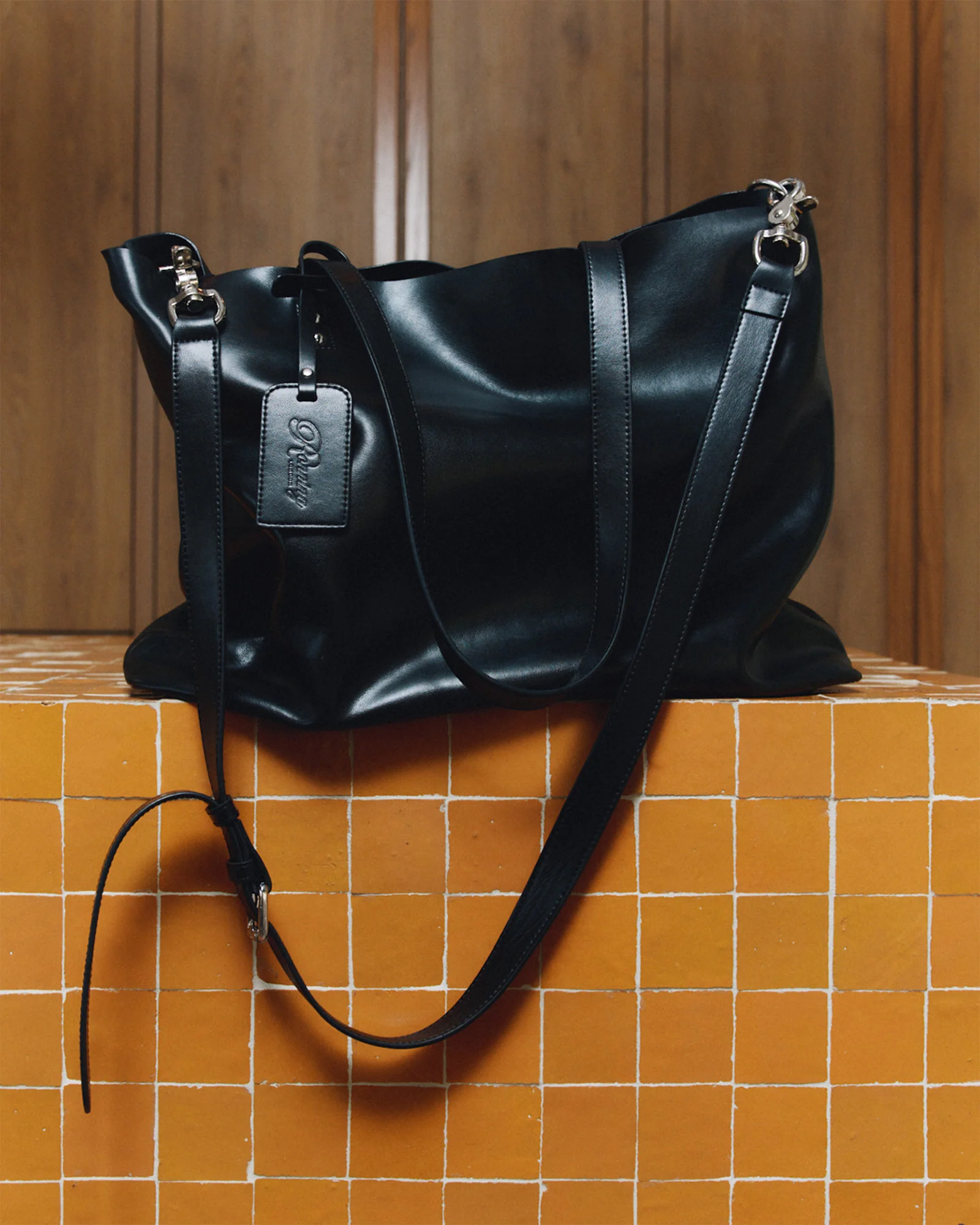 Everyday Bag - Black Leather - Image 8