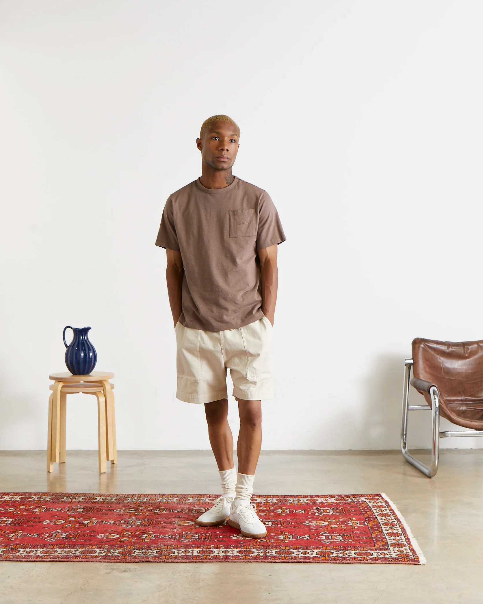 Everyday Pocket Tee - Walnut - Image 2