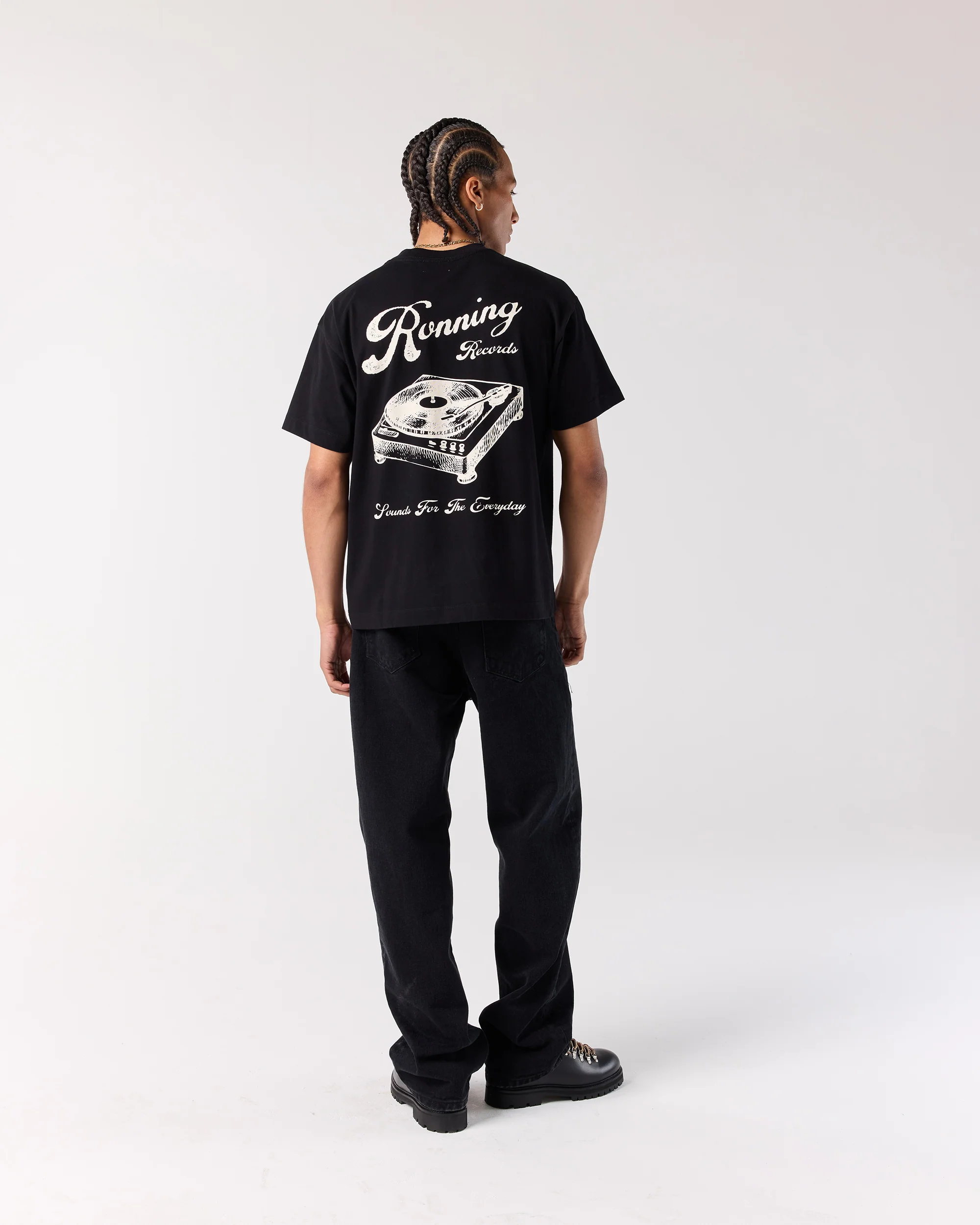 Records Tee - Black