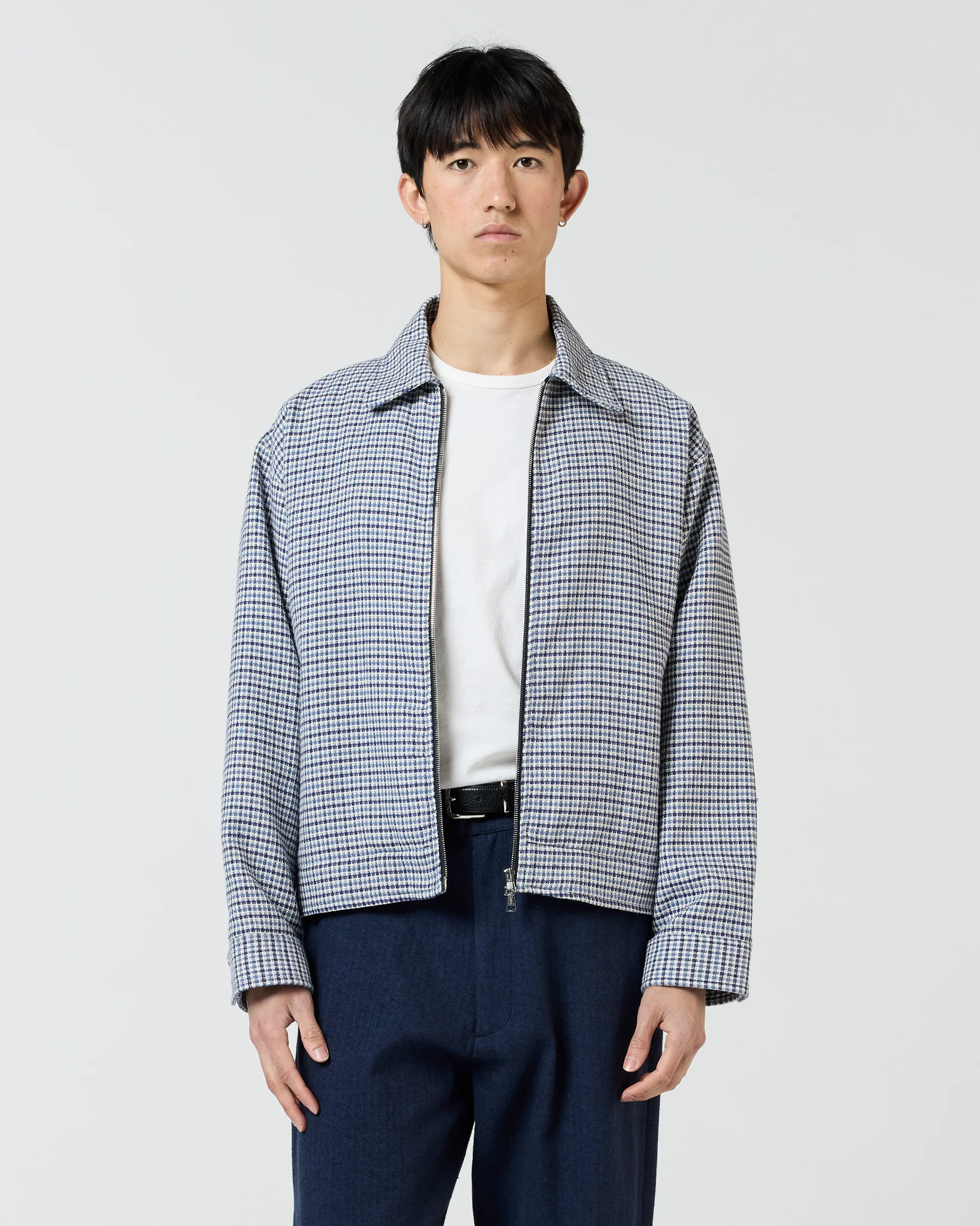 Service Jacket - Blue Dogtooth