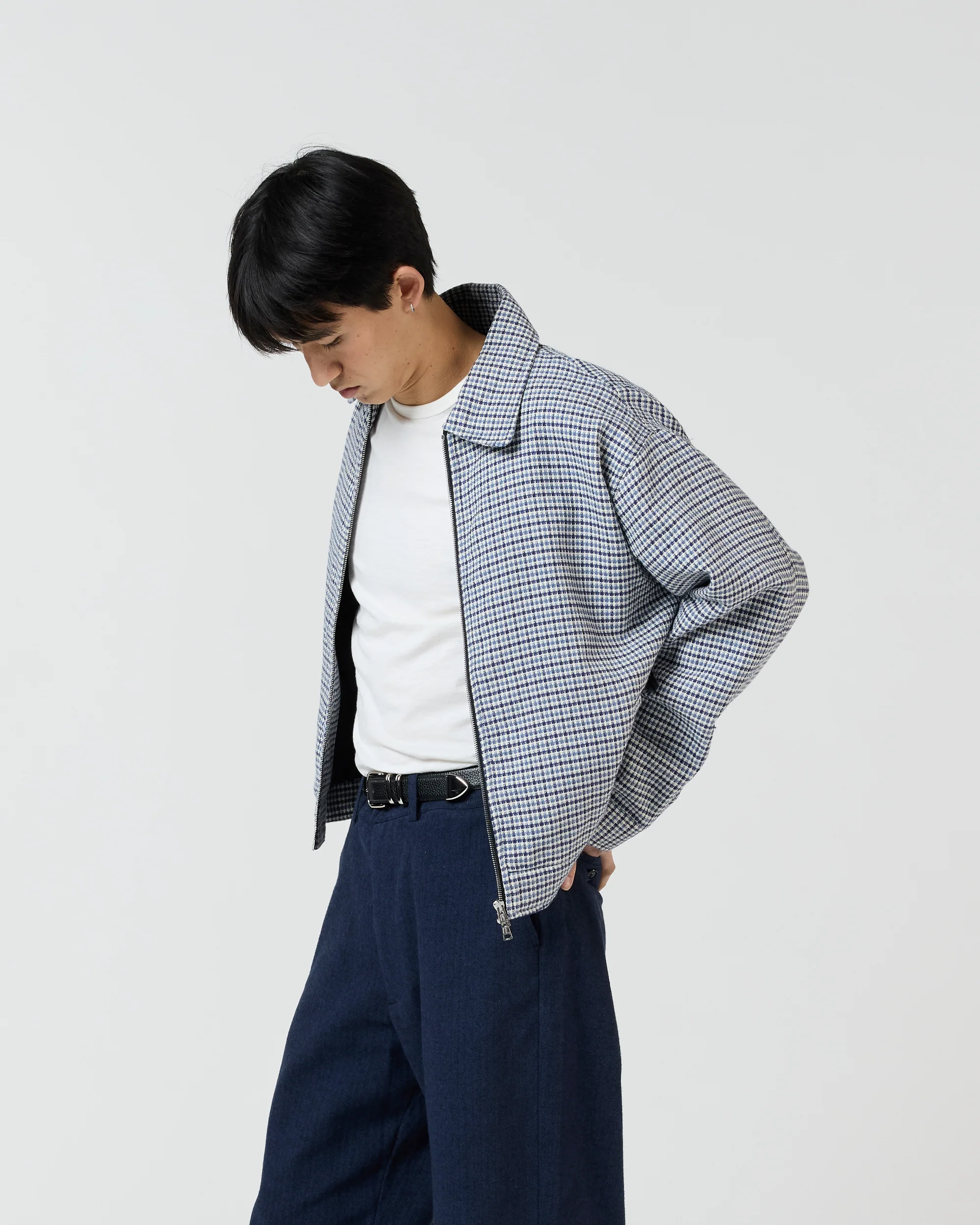 Service Jacket - Blue Dogtooth - Image 2