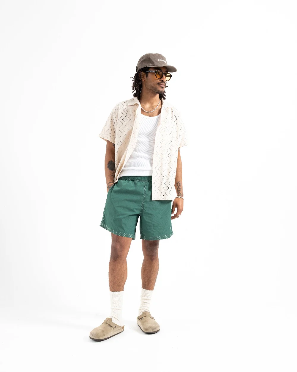 Swim Short - Forest Green - Image 2